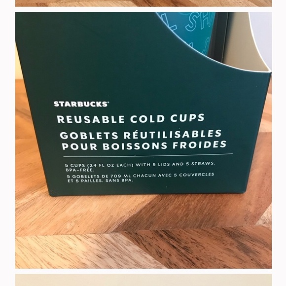NEW Starbucks Reusable Cold Cups Holiday 2019 - Picture 2 of 6